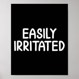 Poster Família Sarcástica de Piada facilmente irritada