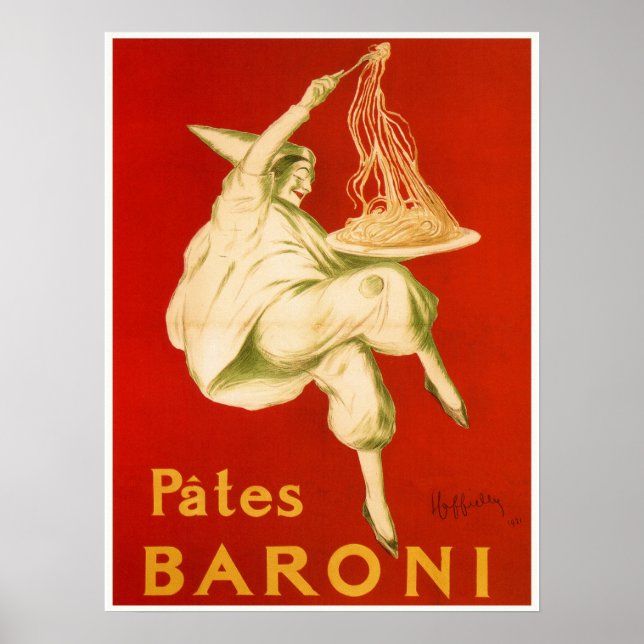 Póster Familiar Leonetto Cappiello Massas alimentícias it (Frente)