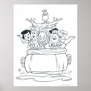 Poster Famílias Flintstones1