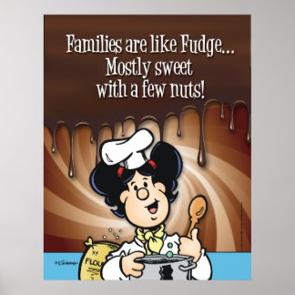 Póster Famílias São Como Fudge