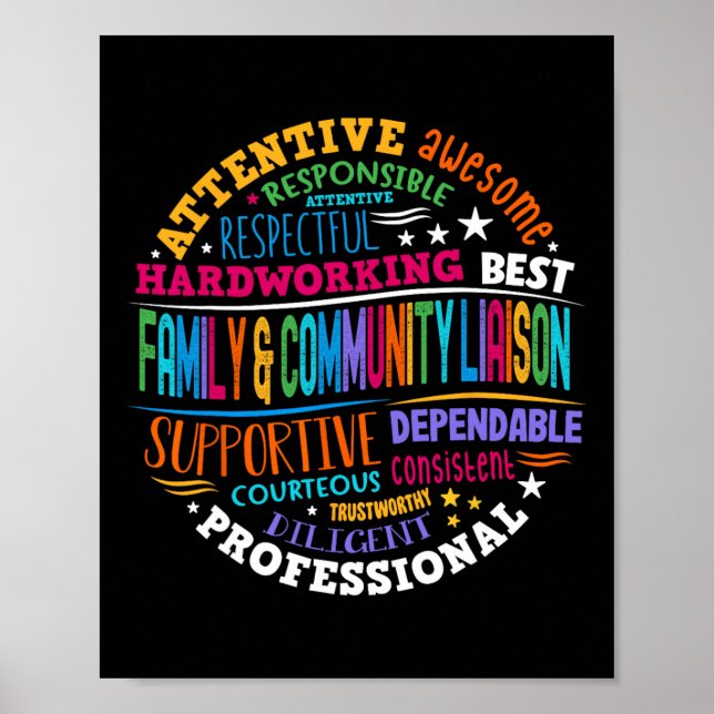 Poster Family And Community Liaison Back To School Squad  (Frente)