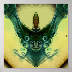 Poster Family crest - patterns pareidolia