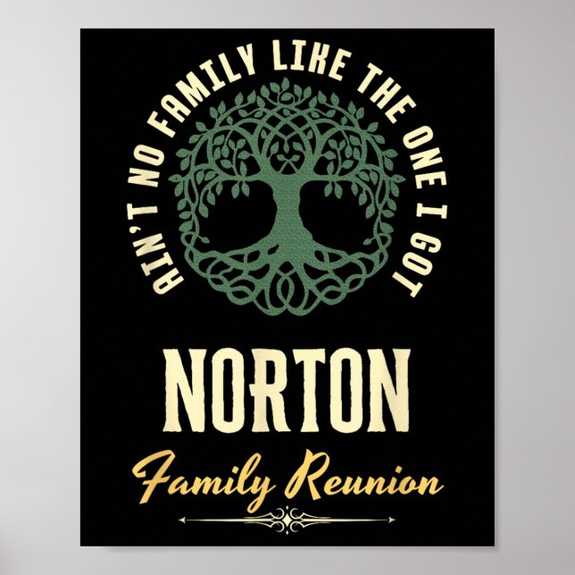 Poster Family Reunion 2025 Matching Design - Norton  (Frente)
