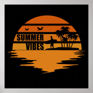 Poster family vacation mood holiday trip travel