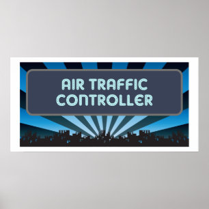 Póster Famoso de controlador aéreo