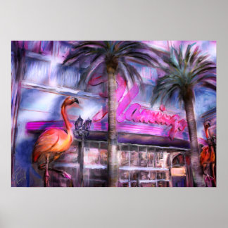 Póster Famoso Flamingo