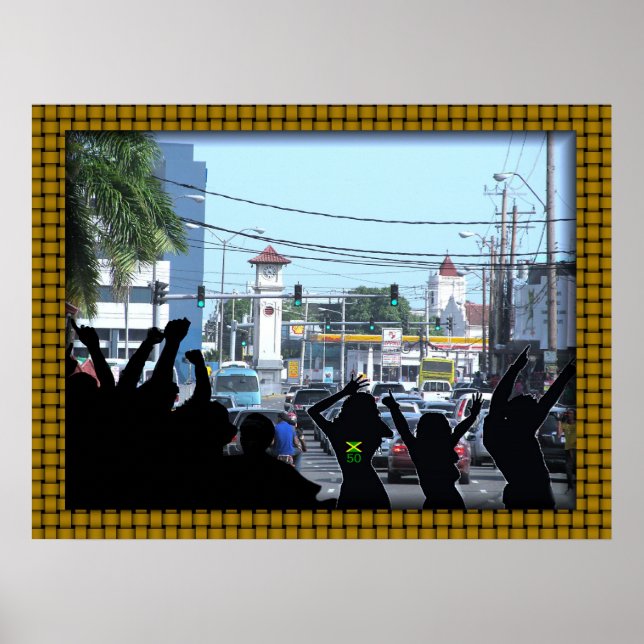 Poster Famoso mundo 'Meia-Via-Árvore' (Frente)