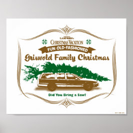 Poster Famoso Natal da família Griswold, velha e moída