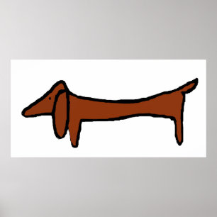 Póster Famous Dachshund