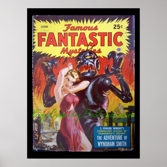 Poster Famous Fantastic Mysteries 13_Pulp Art (Frente)