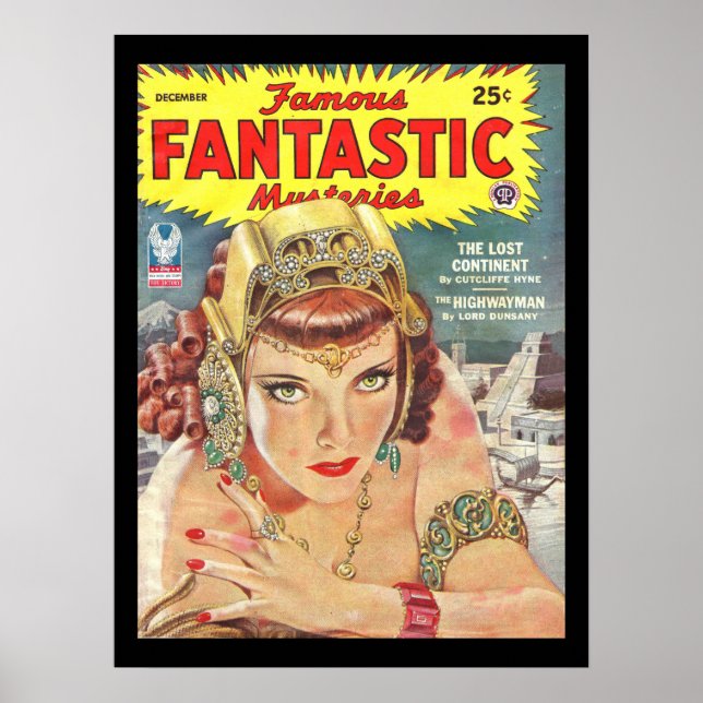 Póster Famous Fantastic Mysteries 1944-12 0001_Pulp Art (Frente)