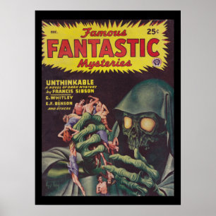 Póster Famous Fantastic Mysteries 46-12_Pulp Art