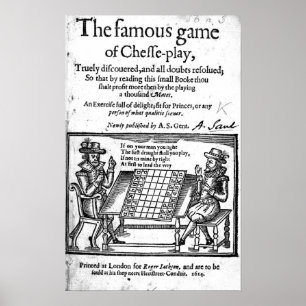 Póster Famous Game of Chess, 1614