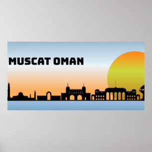 Poster Famous Muscat Oman