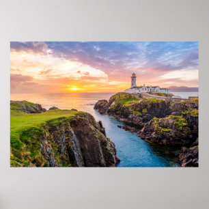 Poster Fanad Head Lighthouse Co. Donegal Irlanda