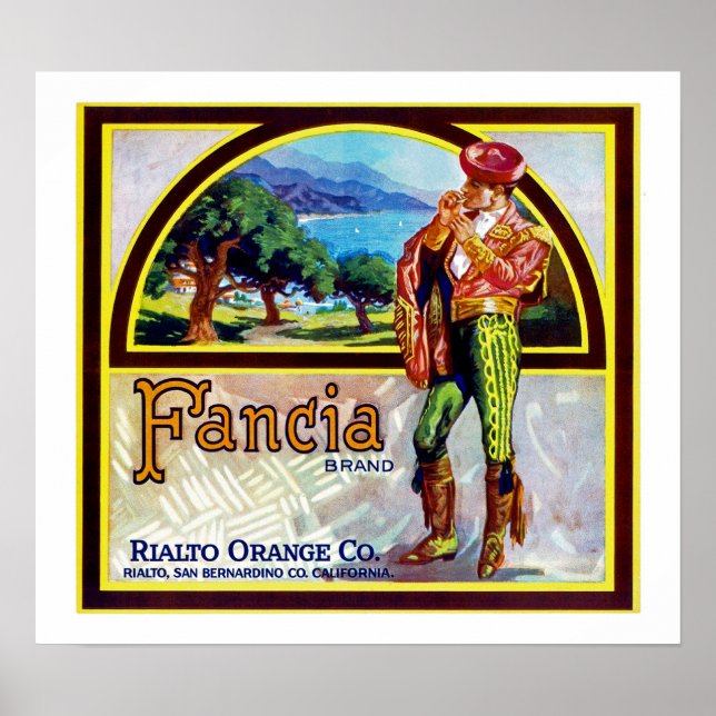 Poster Fancia Orange (Frente)