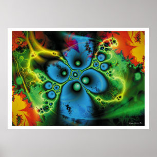 Póster Fantasia 10 do Fractal