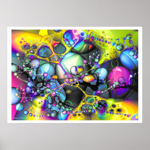 Póster Fantasia 13 do Fractal