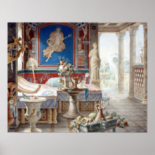 Poster Fantasia arquitectónica de Félix Duban