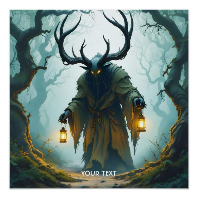 Póster Fantasia Bonito Colossal Beemote Sombrio (Frente)