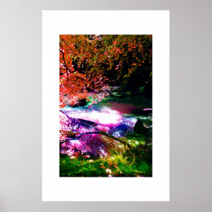Póster Fantasia de arredores florestais