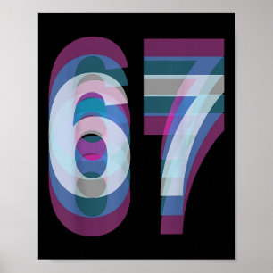 Poster Fantasia de Casal 67 Seis Sete Meme Engraçado