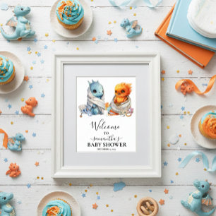 Poster Fantasia de Dragão Phoenix de Boas-Vindas