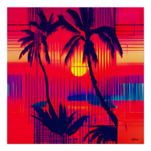 Póster Fantasía de Fuga Tropical