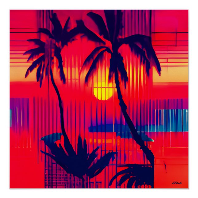 Póster Fantasía de Fuga Tropical (Frente)