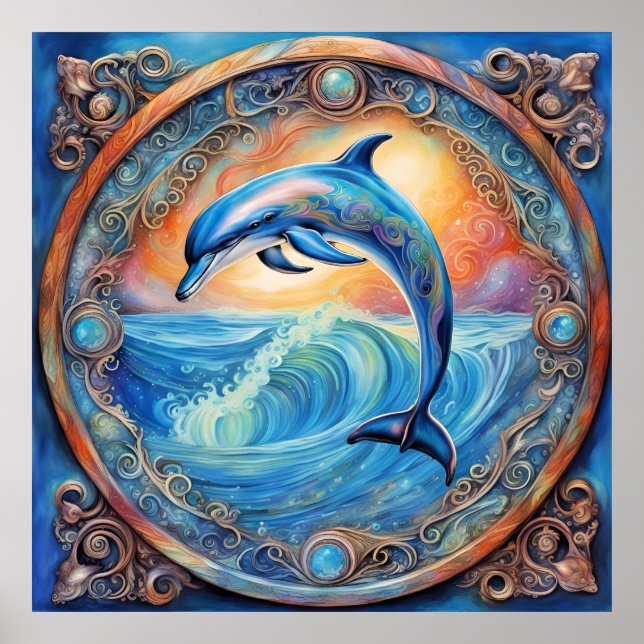 Poster Fantasia de golfinho (Frente)