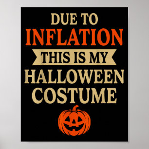 Poster Fantasia de Halloween de Casal Combinando de Infla