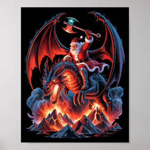 Poster Fantasia de Natal Ec - Mmo Papai Noel Místico Mont