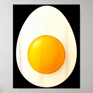 Poster Fantasia de ovo recheado engraçado para o Hallowee