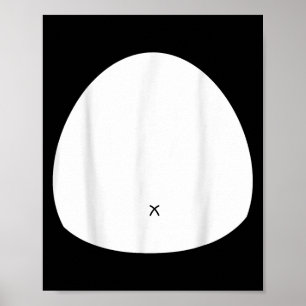 Poster Fantasia de Panda Engraçado, Decorações de Hallowe