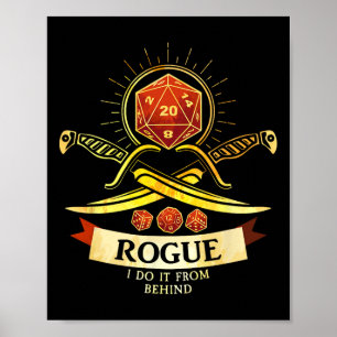 Poster Fantasia de Renegado Gamer Rpg Cl