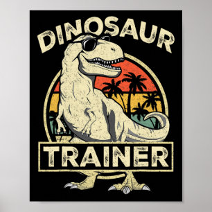 Poster Fantasia de Treinador de Dinossauro de Halloween R