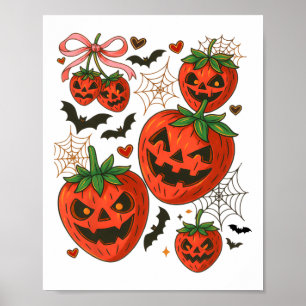 Poster Fantasia Do Fantasma De Morango Para Mulheres