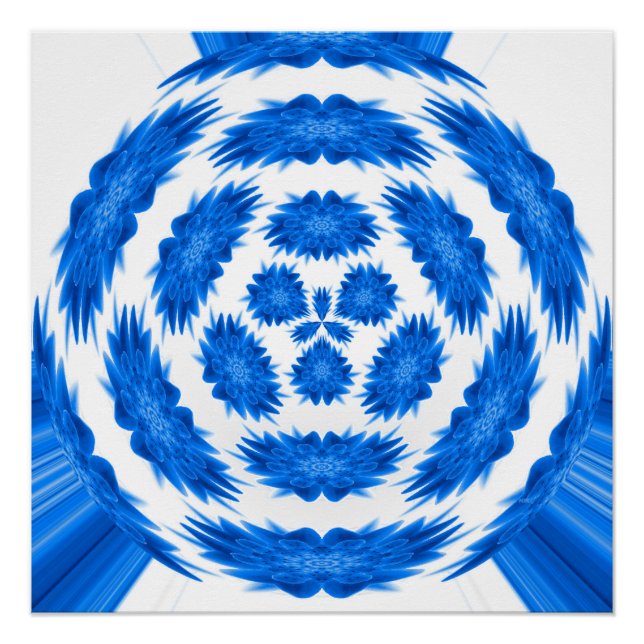 Póster Fantasia em Blue... (Frente)