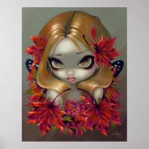 Poster Fantasia feericamente das folhas de outono do