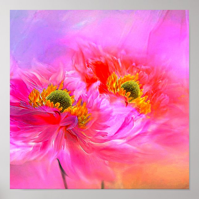 Poster Fantasia floral (Frente)