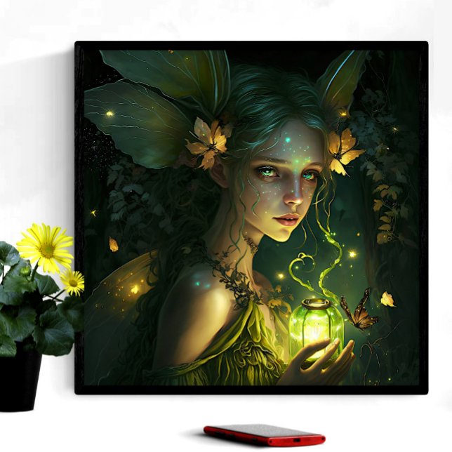 Poster Fantasia Linda Floresta Verde Fada 2 (Criador carregado)