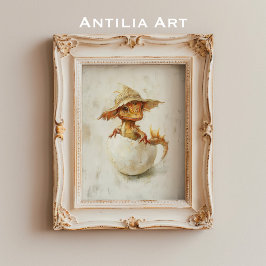 Poster Fantasia Mágica Do Dragão Do Bebê Whimsso Que Atac