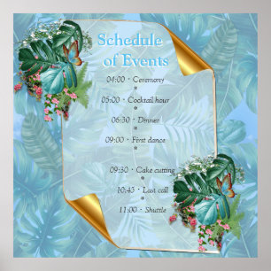 Poster Fantasia Whimsical World com Flavor Tropical