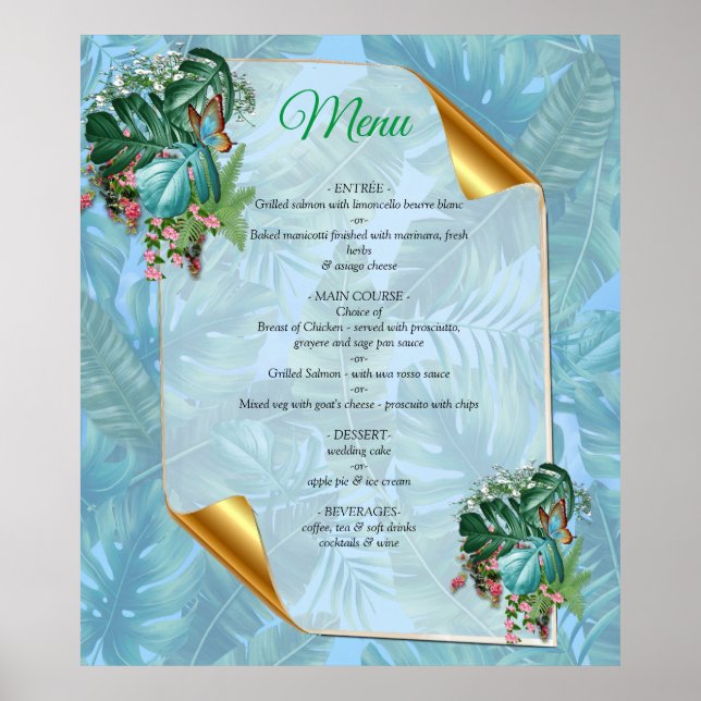 Poster Fantasia Whimsical World com Flavor Tropical (Frente)