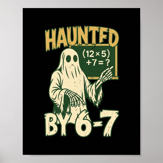 Poster Fantasias de Halloween Assombradas  (Frente)