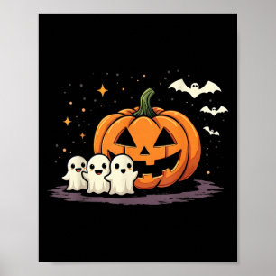 Poster Fantasias de Halloween Gamer Abóbora Comendo Fanta