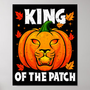 Poster Fantasias de Halloween Leão Abóbora Rei Do Remendo