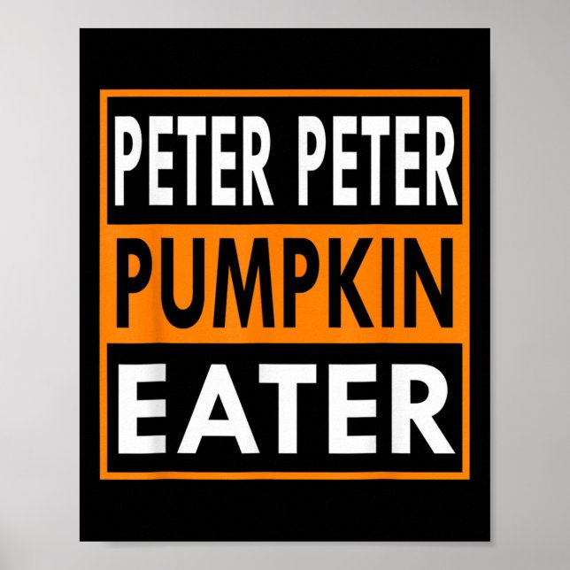 Poster Fantasias de Halloween Peter Comedor de Abóbora _1 (Frente)