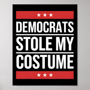 Poster Fantasias de Halloween Trump 2025