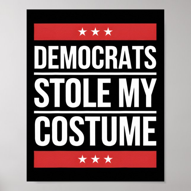 Poster Fantasias de Halloween Trump 2025 (Frente)